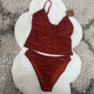 Samiol Elegant Rust Bikini Set M B10